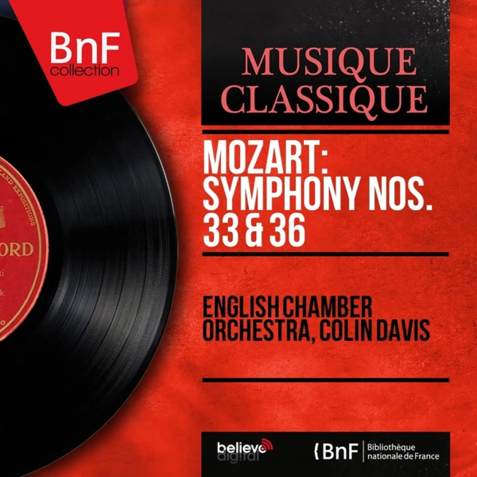 Mozart: Symphony Nos. 33 & 36 (Mono Version) -  English Chamber Orchestra 