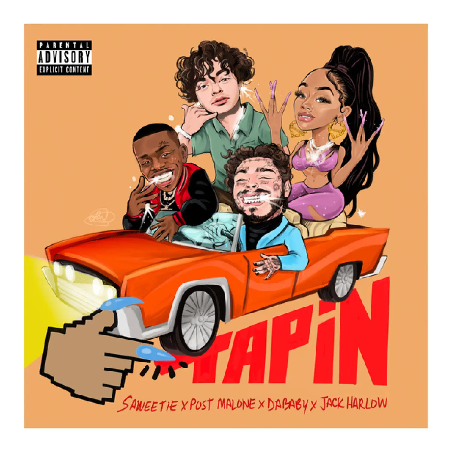Tap In (feat. Post Malone, DaBaby & Jack Harlow) -  Saweetie 