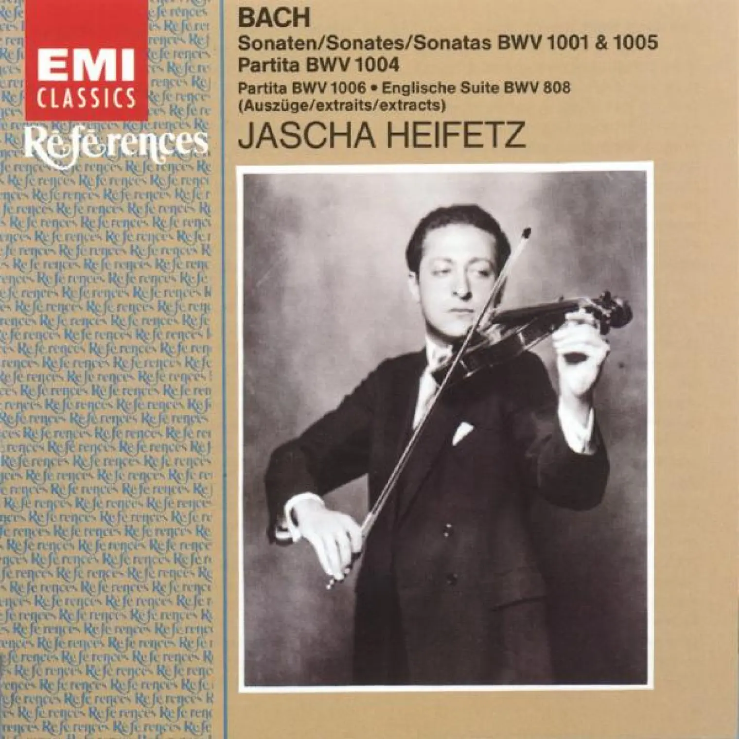 Heifetz plays Bach -  Jascha Heifetz/Arpád Sándor 