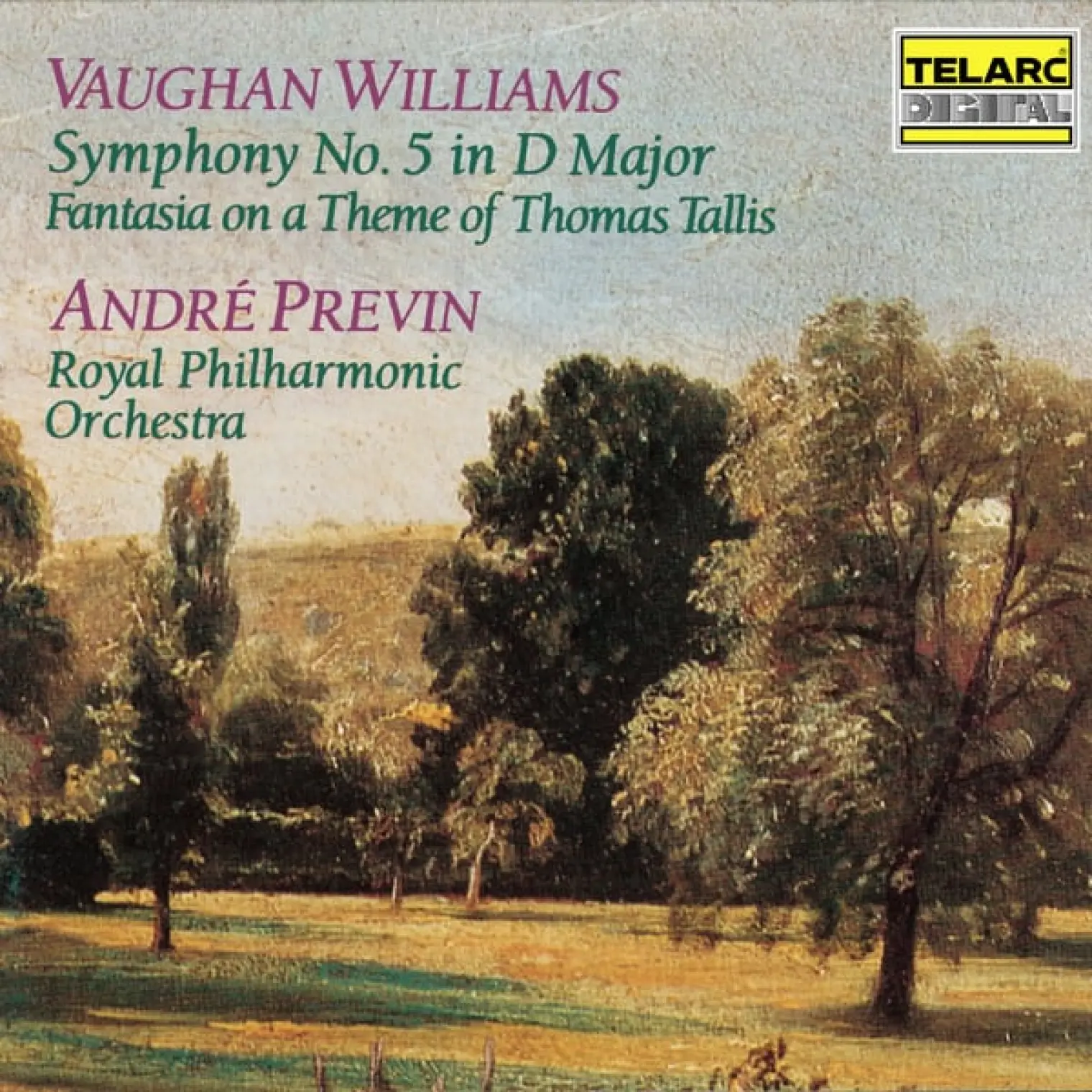 Vaughan Williams: Symphony No. 5 in D Major & Fantasia on a Theme of Thomas Tallis -  André Previn 