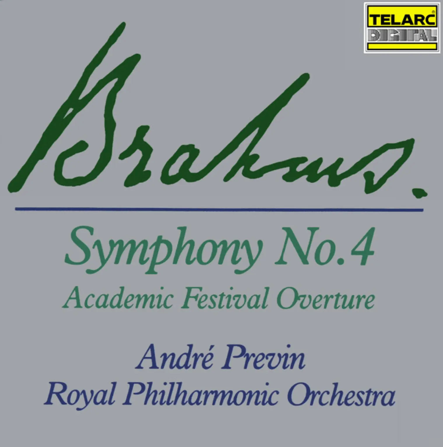 Brahms: Symphony No. 4 in E Minor, Op. 98 & Academic Festival Overture, Op. 80 -  André Previn 