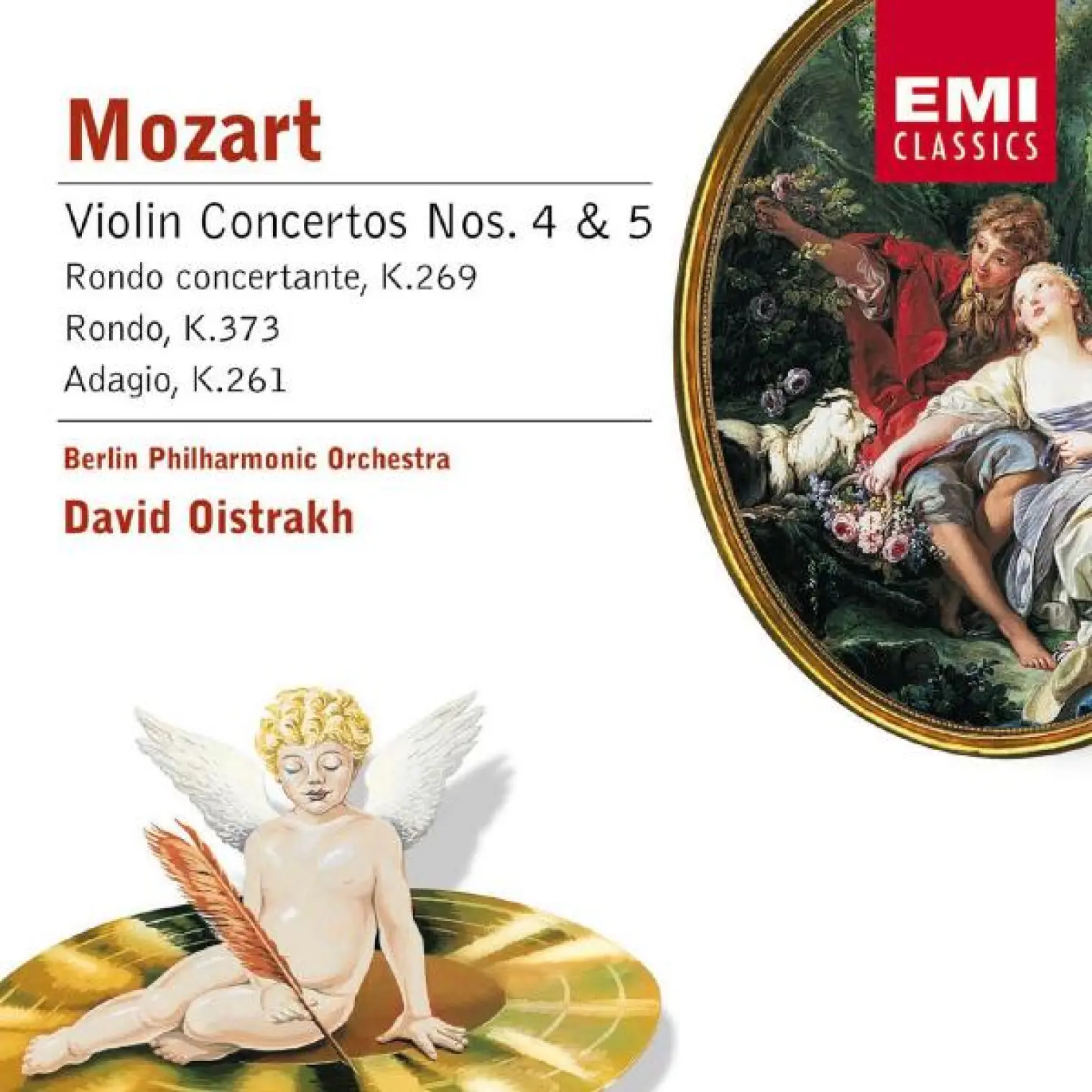 Mozart:Violin Concertos 4 & 5 /Rondos/Adagio -  David Oistrakh 
