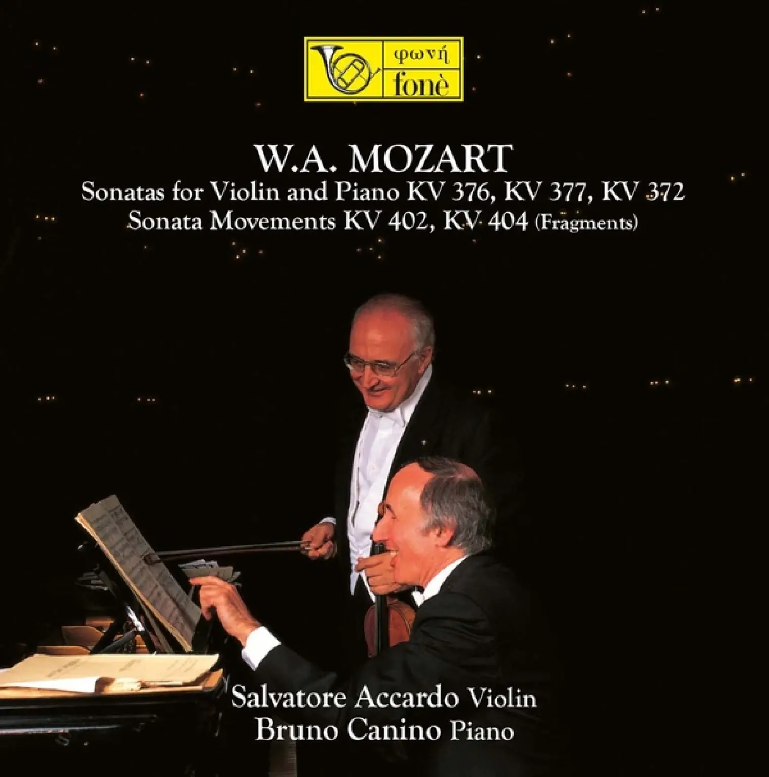 Mozart: Sonatas for Violin and Piano KV 376 ,377, 372, 402, 404 -  Salvatore Accardo 