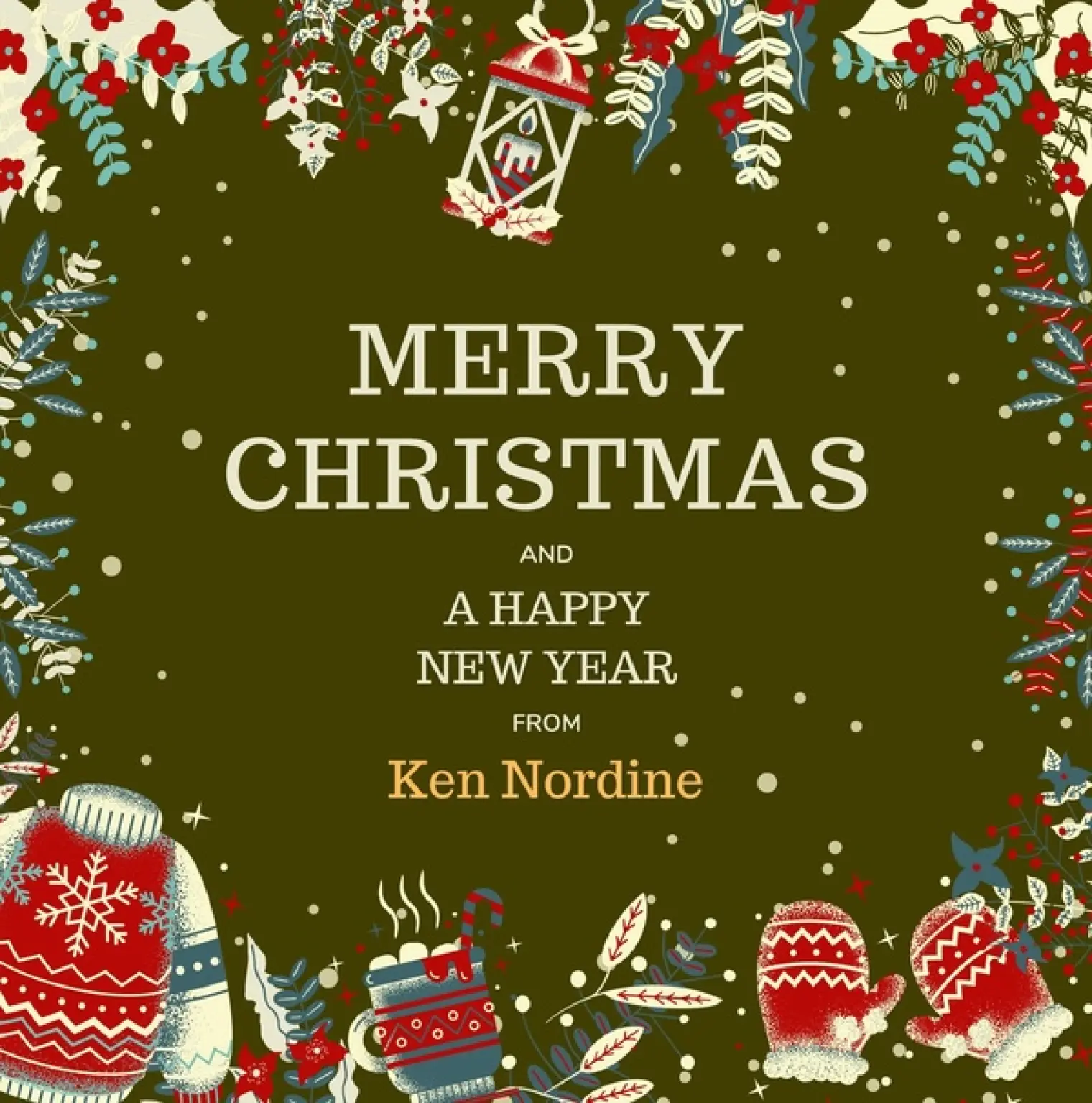 Merry Christmas and A Happy New Year from Ken Nordine -  Ken Nordine 