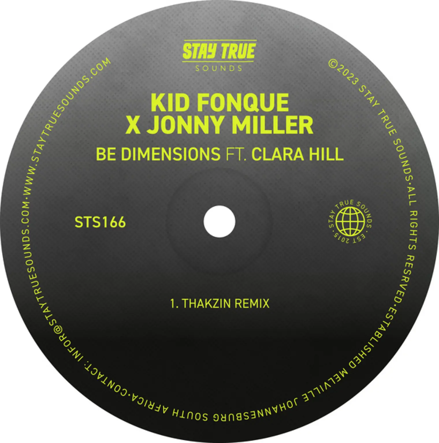 Be Dimensions (feat. Clara Hill) [Thakzin Remix] -  Kid Fonque 