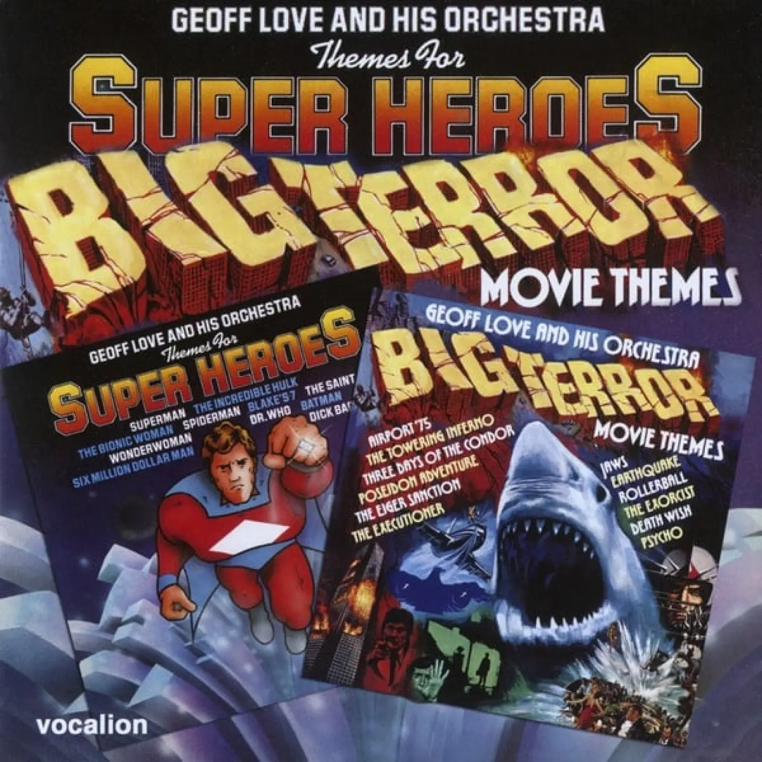 Themes For Super Heroes/Big Terror Movie Themes -  Geoff Love & His Orchestra 