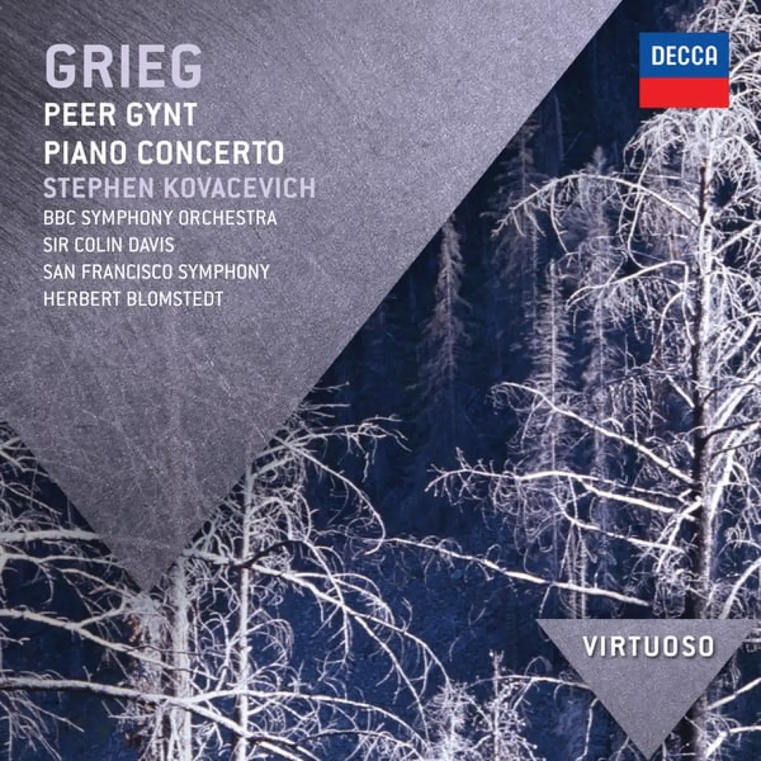 Grieg: Piano Concerto; Peer Gynt -  Stephen Kovacevich 