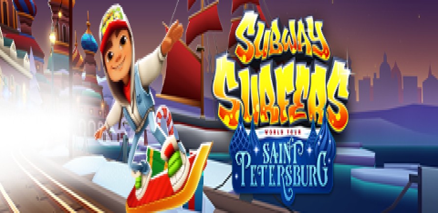 Play Subway Surfers St. Petersburg, a game of Surfers